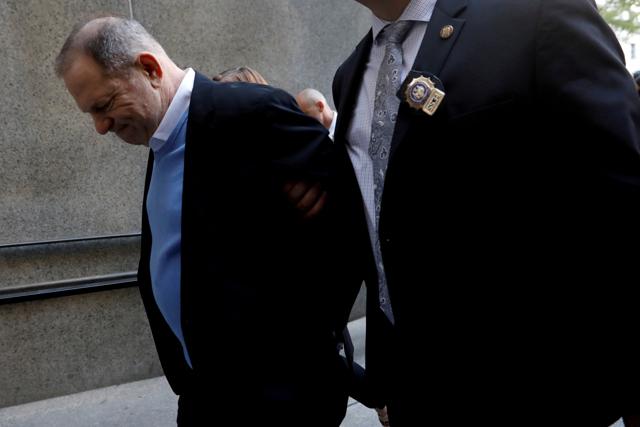Film producer Harvey Weinstein arrives at Manhattan Criminal Court in New York, U.S., May 25, 2018. (REUTERS) Film producer Harvey Weinstein arrives at Manhattan Criminal Court in New York, U.S., May 25, 2018. (REUTERS)