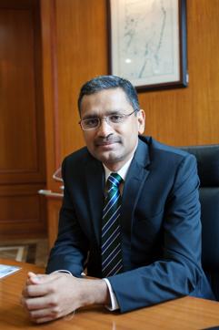 Rajesh Gopinathan, chief executive officer of Tata Consultancy Services Ltd., poses for a photograph in his Mumbai office. (Karen Dias/Bloomberg) Rajesh Gopinathan, chief executive officer of Tata Consultancy Services Ltd., poses for a photograph in his Mumbai office. (Karen Dias/Bloomberg)