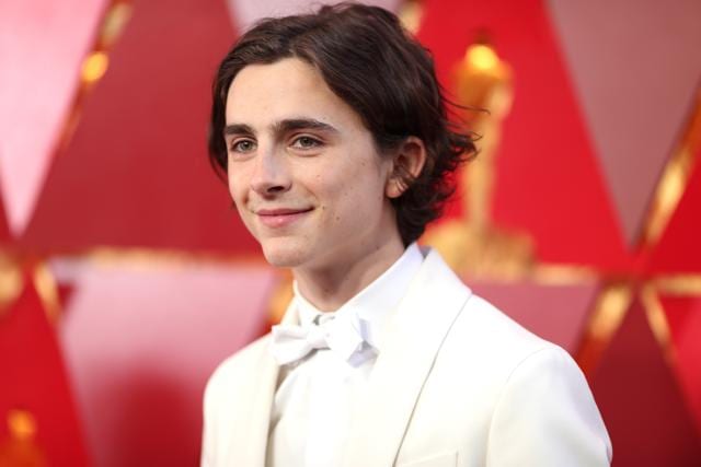 Timothee Chalamet attends the 90th Annual Academy Awards. (AFP) Timothee Chalamet attends the 90th Annual Academy Awards. (AFP)