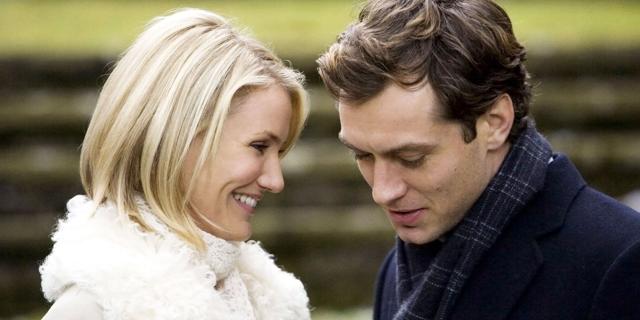 Jude Law and Cameron Diaz in a still from The Holiday. Jude Law and Cameron Diaz in a still from The Holiday.