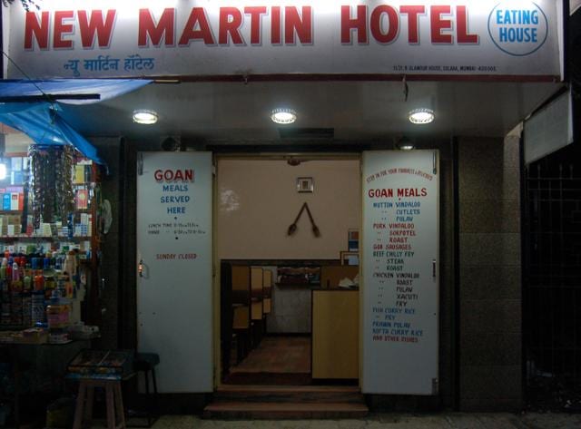 New Martin at Colaba, in the erstwhile Strand Cinema lane. Though the owners are Mangalorean, the sorpotel is unbeatable. (HT File Photo) New Martin at Colaba, in the erstwhile Strand Cinema lane. Though the owners are Mangalorean, the sorpotel is unbeatable. (HT File Photo)