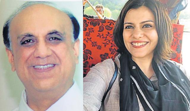 (LtoR) Minhaz Merchant and Nidhi Razdan. (LtoR) Minhaz Merchant and Nidhi Razdan.