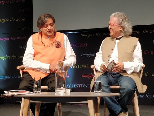 Shashi Tharoor and Anil Dharker.