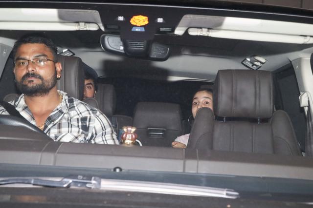 Alia and Ranbir spent the day with Amitabh Bachchan on Brahmastra sets. (Viral Bhayani)