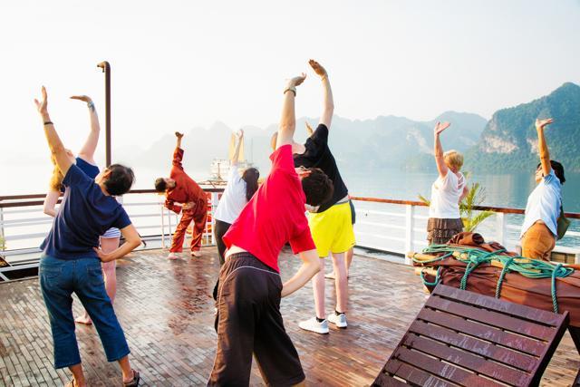 The trend is even spilling over to cruises, once stereotyped as weight-gaining vacations with bottomless buffets. (Getty Images)