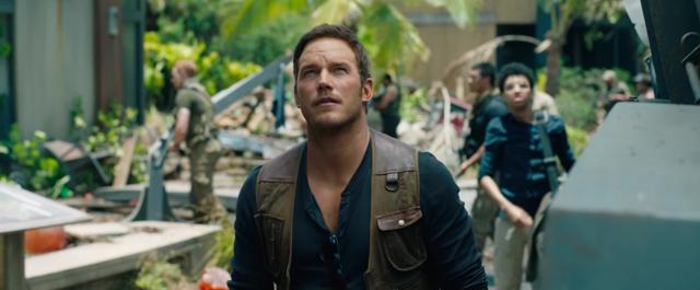 Chris Pratt is a reluctant hero, despite having been established as an active character in the previous film.