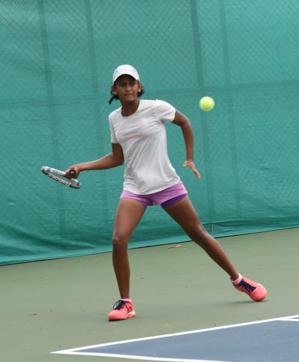 fourth seed Veda Prapurna. (HT PHOTO)