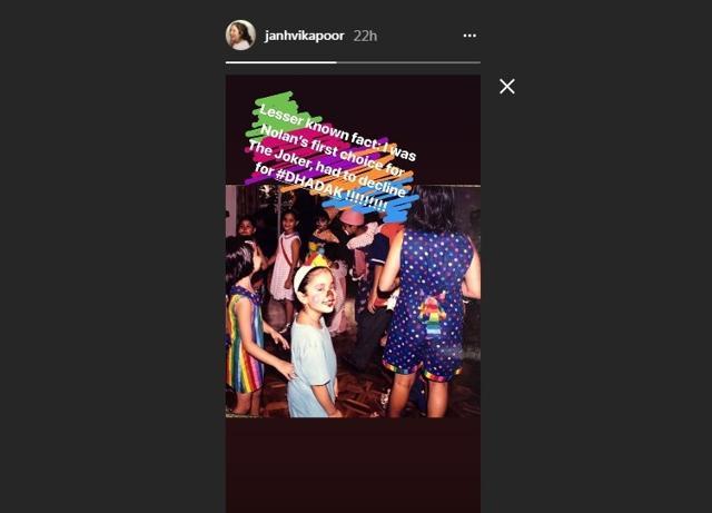 Janhvi Kapoor posted this picture to prove her claim. (Janhvikapoor/Instagram)