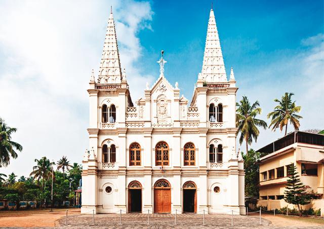 The Santa Cruz Cathedral Basilica at Fort Cochin (Shutterstock) The Santa Cruz Cathedral Basilica at Fort Cochin (Shutterstock)
