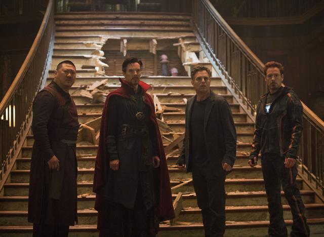 Doctor Strange is joined by The Hulk and Iron Man in Avengers: Infinity War.