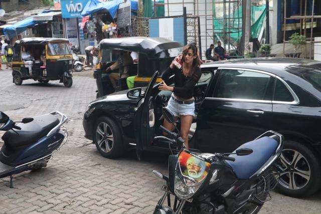 Disha Patani, that’s a lot of attitude. (Viral Bhayani) Disha Patani, that’s a lot of attitude. (Viral Bhayani)