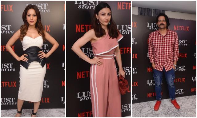Nushrat Bharucha, Soha Ali Khan and Raazi star Jaydeep Ahlawat grace the occasion. (Viral Bhayani)