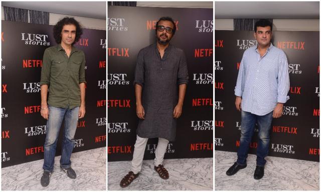 The league of directors and producers -- Imtiaz Ali, Dibakar Banerjee and Siddharth Roy Kapur. (Viral Bhayani)