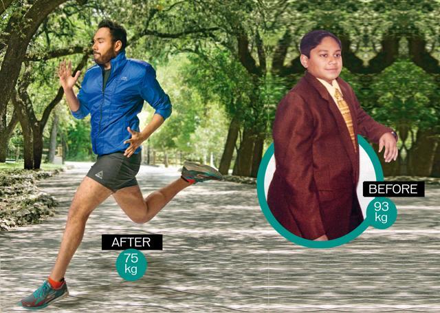 SARANSH GOILA, 31, is known for feeding his fans rich butter chicken. But his running adventures, usually undertaken before a heavy meal, make him extremely popular on social media (Subi Samuel) SARANSH GOILA, 31, is known for feeding his fans rich butter chicken. But his running adventures, usually undertaken before a heavy meal, make him extremely popular on social media (Subi Samuel)
