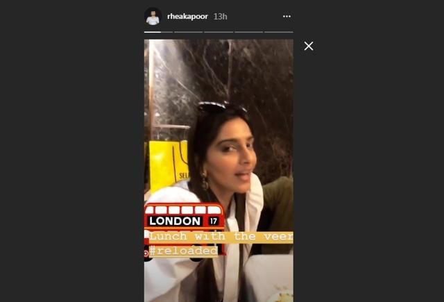 Sonam Kapoor reacts at being ‘videographed’ by sister Rhea. Sonam Kapoor reacts at being ‘videographed’ by sister Rhea.