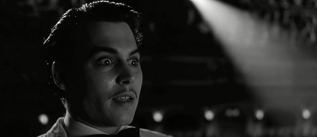 Johnny Depp in a still from Ed Wood.