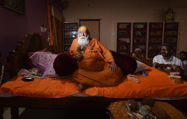 Shankaracharya Swaroopanand Saraswati, 93, head of the Dwarka-Sharda Peeth. (Raj K Raj / HT Photo) Shankaracharya Swaroopanand Saraswati, 93, head of the Dwarka-Sharda Peeth. (Raj K Raj / HT Photo)