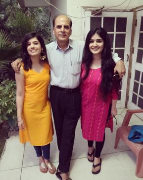 Chartered accountant Naresh Dhamija has been successfully raising his two daughters after he lost his wife 13 years ago. Chartered accountant Naresh Dhamija has been successfully raising his two daughters after he lost his wife 13 years ago.