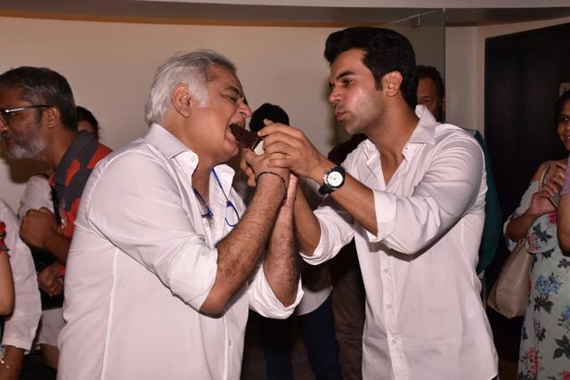 Hansal Mehta and Rajkummar Rao gathered at the special screening of film Omerta. (IANS) Hansal Mehta and Rajkummar Rao gathered at the special screening of film Omerta. (IANS)