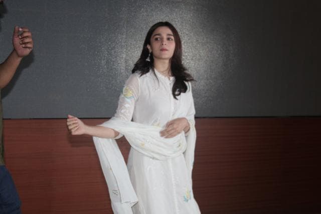 Alia Bhatt at the special screening of the film Raazi, in Mumbai. (IANS) Alia Bhatt at the special screening of the film Raazi, in Mumbai. (IANS)