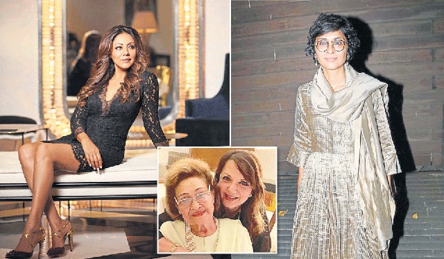 (LtoR) Gauri Khan; Krishna Raj Kapoor with Zarine Khan; Kiran Rao. (LtoR) Gauri Khan; Krishna Raj Kapoor with Zarine Khan; Kiran Rao.