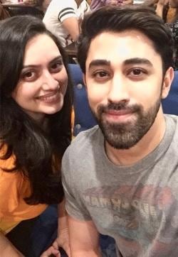 Actor Shruti Marathe and Pratik Deshmukh