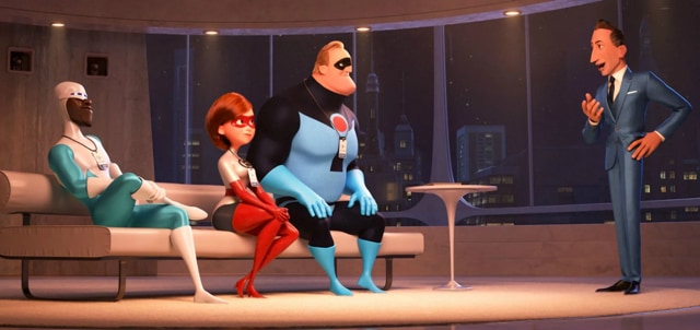 Bob Odenkirk voices the Jason Bateman character from Hancock.