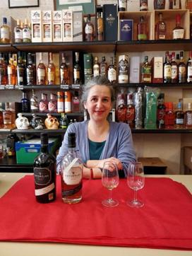Sarah Philip manager at Magnum wine shop Sarah Philip manager at Magnum wine shop