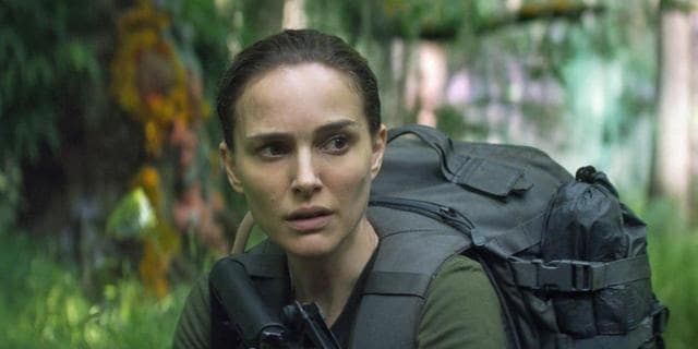 Natalie Portman in a still from Annihilation. Natalie Portman in a still from Annihilation.