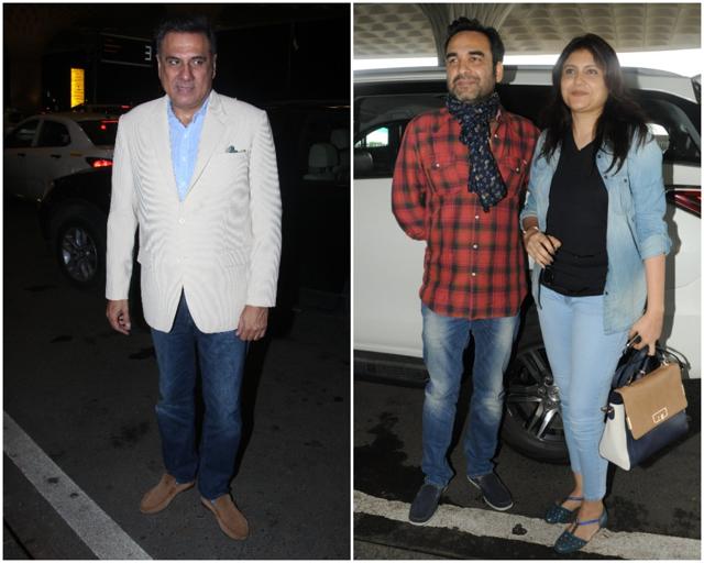 Boman Irani leaves for IIFA 2018 while Pankaj Tripathi too was seen at the airport. (Viral Bhayani) Boman Irani leaves for IIFA 2018 while Pankaj Tripathi too was seen at the airport. (Viral Bhayani)