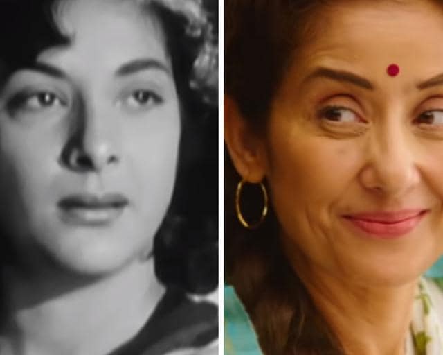 Manisha Koirala, one of the most popular faces in ’90s Bollywood, plays Sanjay’s mother, the iconic star, Nargis. Manisha Koirala, one of the most popular faces in ’90s Bollywood, plays Sanjay’s mother, the iconic star, Nargis.