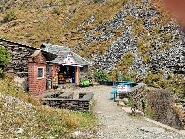 The No Name Cafe, by the Bhagsu falls trail. (Photo: Sanchita Guha) The No Name Cafe, by the Bhagsu falls trail. (Photo: Sanchita Guha)