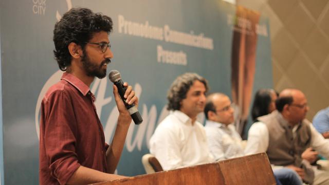 The Delhi Shayari Club meetup in progress.