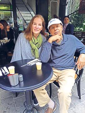 Anil Nayar with his wife Jean.