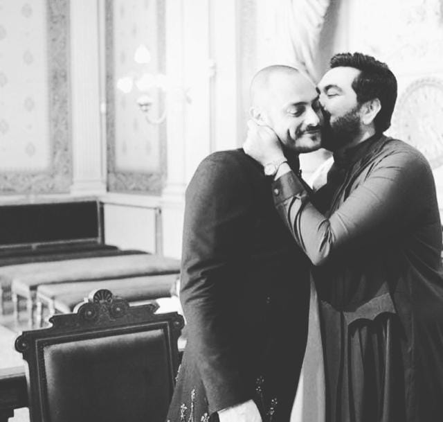 Keshav Suri (right) married his long-term boyfriend Cyril Feuillebois.