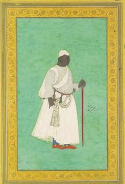 Malik Ambar of Ahmadnagar by artist Hashim. Malik Ambar was born in Ethiopia and sold into slavery. He was eventually bought by the Nizam Shah’s Peshwa and brought to India, where he rose to military and political glory and established the city that became Aurangabad. (Photo courtesy: Wikipedia Commons) Malik Ambar of Ahmadnagar by artist Hashim. Malik Ambar was born in Ethiopia and sold into slavery. He was eventually bought by the Nizam Shah’s Peshwa and brought to India, where he rose to military and political glory and established the city that became Aurangabad. (Photo courtesy: Wikipedia Commons)