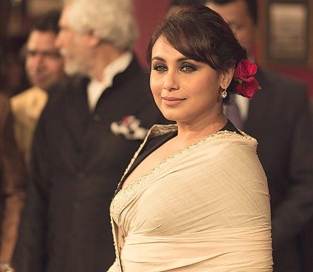 Rani’s saree featured the most intricate embroidery in swirling gold and silver on the border and a lavish beaded and fringed pallu. (File IANS Photo) Rani’s saree featured the most intricate embroidery in swirling gold and silver on the border and a lavish beaded and fringed pallu. (File IANS Photo)