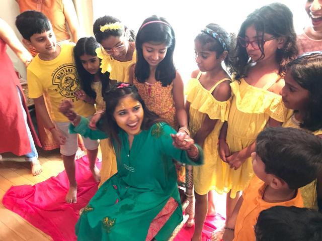 Shweta Tripathi is hardly a picture of a coy bride.