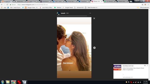 A screen grab of SRK’s InstaStory. A screen grab of SRK’s InstaStory.