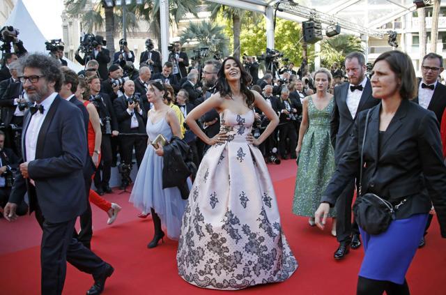 Mallika Sherawat at the 71st Cannes Film Festival. (REUTERS) Mallika Sherawat at the 71st Cannes Film Festival. (REUTERS)