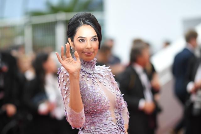 Mallika Sherawat waves as she arrives on May 10, 2018 for the screening of the film Sorry Angel (Plaire, Aimer et Courir Vite) at the 71st edition of the Cannes Film Festival in Cannes. (AFP) Mallika Sherawat waves as she arrives on May 10, 2018 for the screening of the film Sorry Angel (Plaire, Aimer et Courir Vite) at the 71st edition of the Cannes Film Festival in Cannes. (AFP)