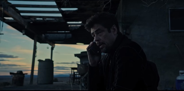 They could have shot this at any time of the day, but the skies are a part of Sicario’s identity now.