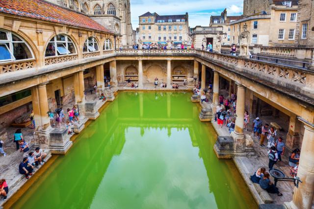 The Roman Baths in England are a UNESCO World Heritage Site. (Shutterstock) The Roman Baths in England are a UNESCO World Heritage Site. (Shutterstock)