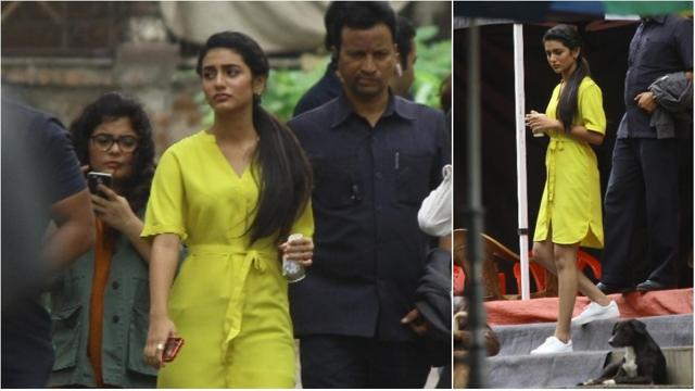 Priya Prakash Warrier at an ad shoot. (Manav Manglani) Priya Prakash Warrier at an ad shoot. (Manav Manglani)