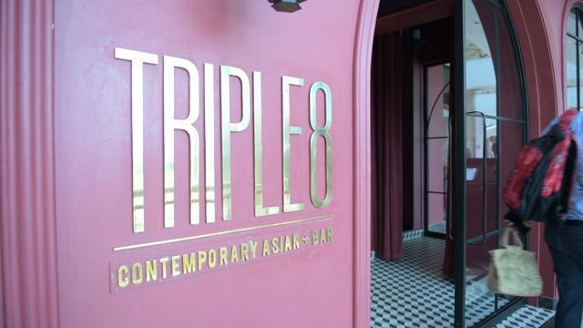 Triple 8 is a restaurant at Ansal Plaza that serves pan-Asian food. Triple 8 is a restaurant at Ansal Plaza that serves pan-Asian food.