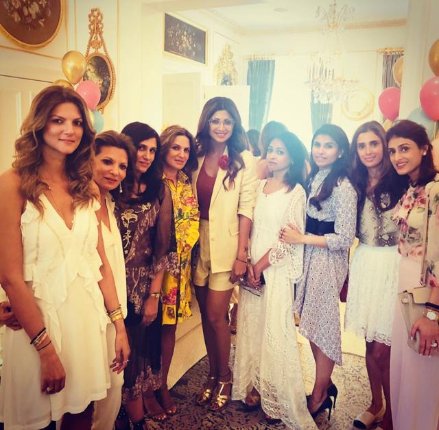 Guests who attended Anu Hinduja’s baby shower at her London home.