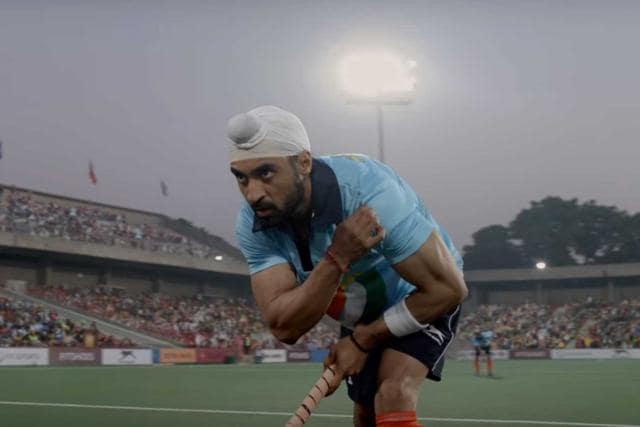 Diljit Dosanjh readies himself for one of Sandeep Singh’s signature drag flicks. Diljit Dosanjh readies himself for one of Sandeep Singh’s signature drag flicks.