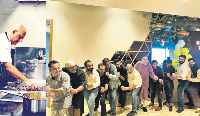 (LtoR) Rahul Akerkar; iconic chefs and restaurateurs at the event. (LtoR) Rahul Akerkar; iconic chefs and restaurateurs at the event.
