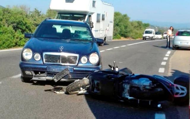 A scooter lies next to a car following an accident near Olbia, on the Sardinia island, Italy, Tuesday, July 10, 2018. (AP Photo) A scooter lies next to a car following an accident near Olbia, on the Sardinia island, Italy, Tuesday, July 10, 2018. (AP Photo)