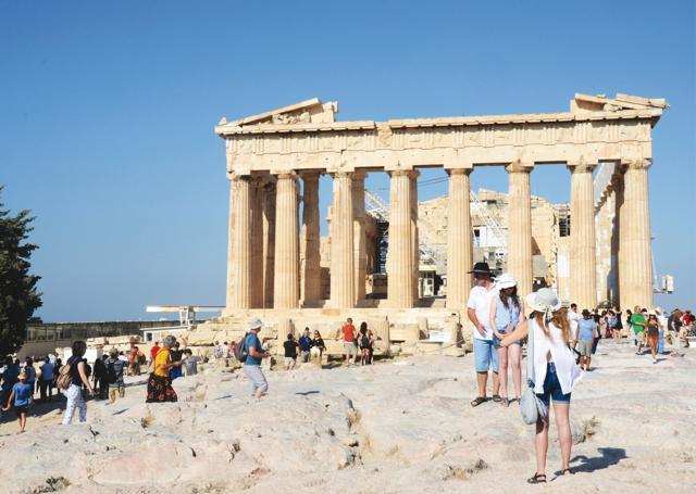 The ancient remains of Athens are popular as selfie sites (iStock) The ancient remains of Athens are popular as selfie sites (iStock)